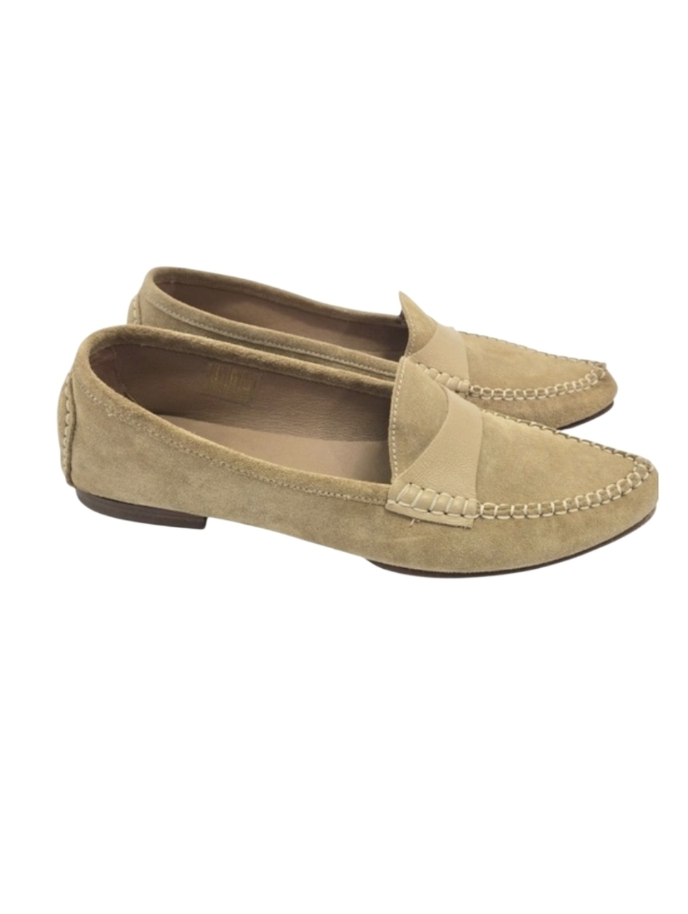 M. Gemi Loafer‎ Shoes Women's US 9 Edetta Caramel Suede Point Toe Slip On